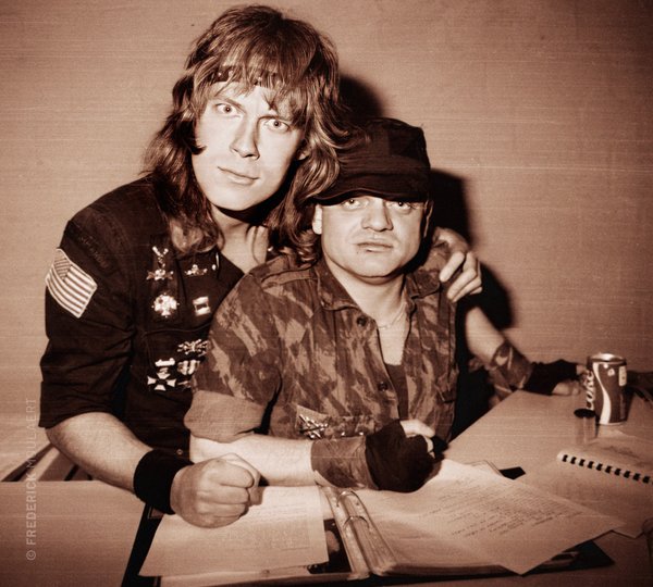 Wolf Hoffmann & Udo Dirkschneider reading my rock questionnaires