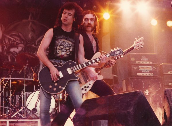 Phil Campbell & Lemmy of Motörhead, June 1984
