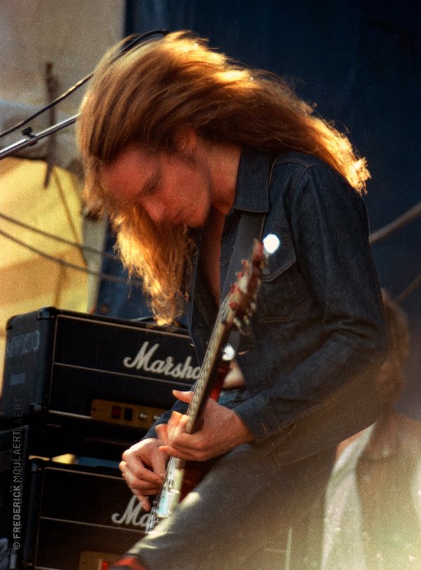 Cliff Burton playing the Heavy Sound Festival in June 1984
