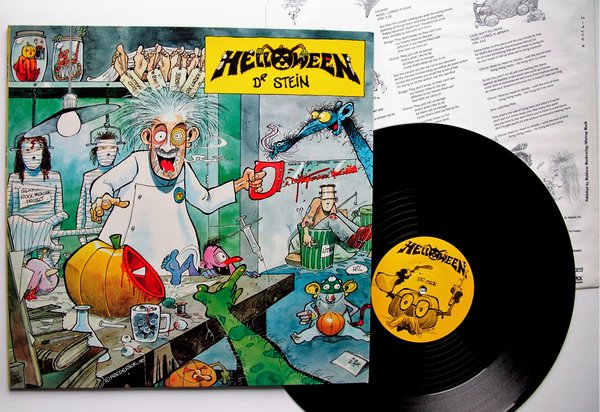 Helloween's "Dr Stein" Maxi vinyl with extra artwork