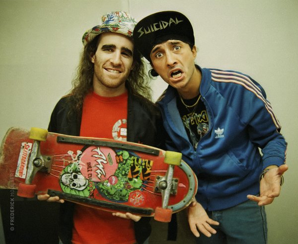 Scott Ian & Joey Belladonna - Ghent - 1988