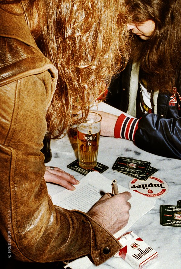 Steve Harris (and Chris Glen) filling up my Rock Questionnaire