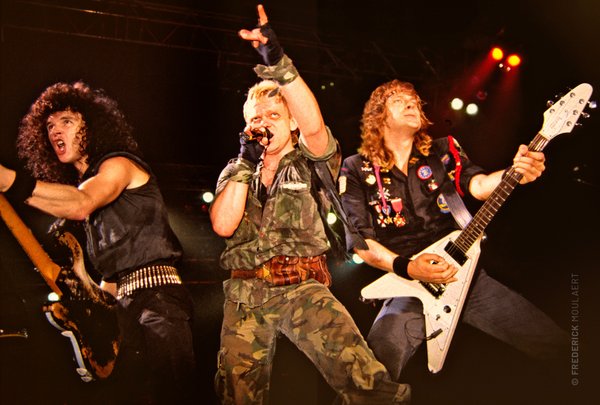 Peter Baltes, Udo Dirkschneider & Wolf Hoffmann - ACCEPT - Russian Roulette Tour 1986