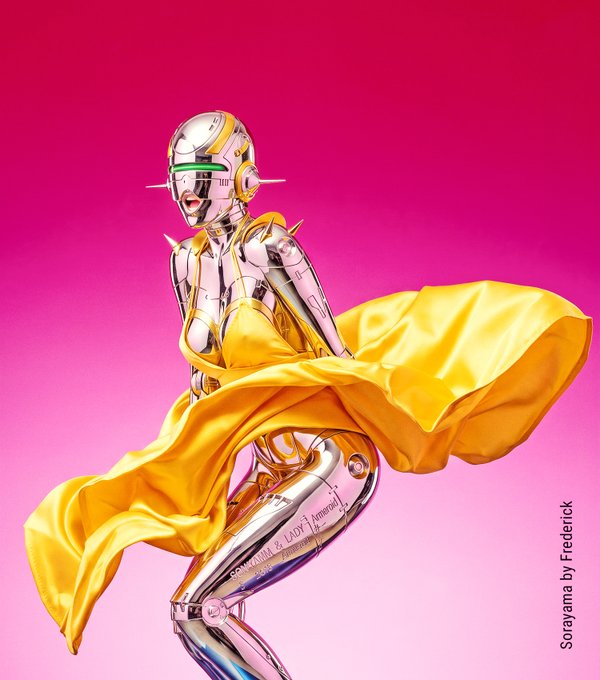 Chrome Gynoids - hommage to Sorayama