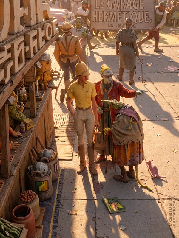 Major Grubert aka Fatal Major - Hommage to Mœbius