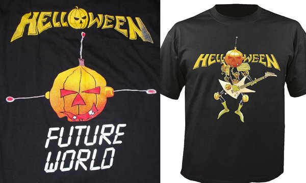 Helloween Future World - Merchandising Artwork (1987)