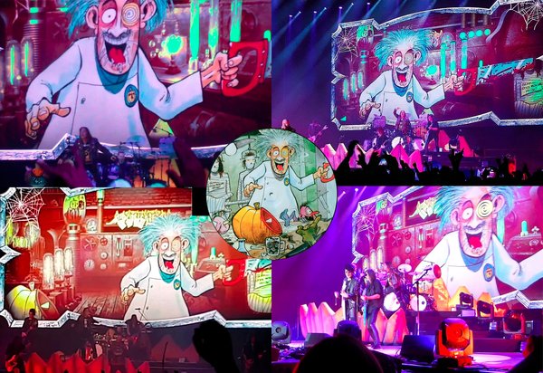 Helloween's "Dr Stein" artwork is still used today during LIVE performances