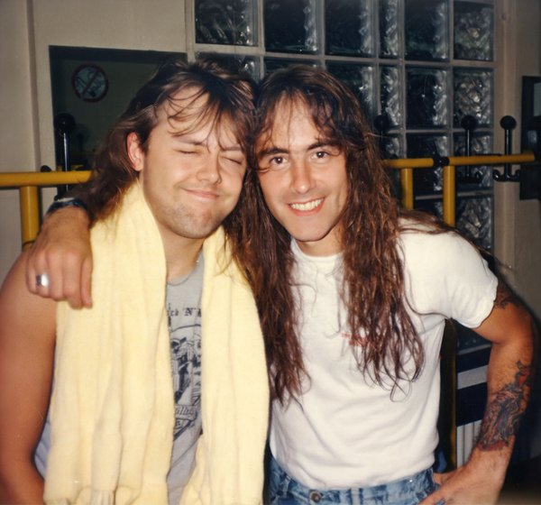 Lars Ulrich & Steve Harris, Germany 1986