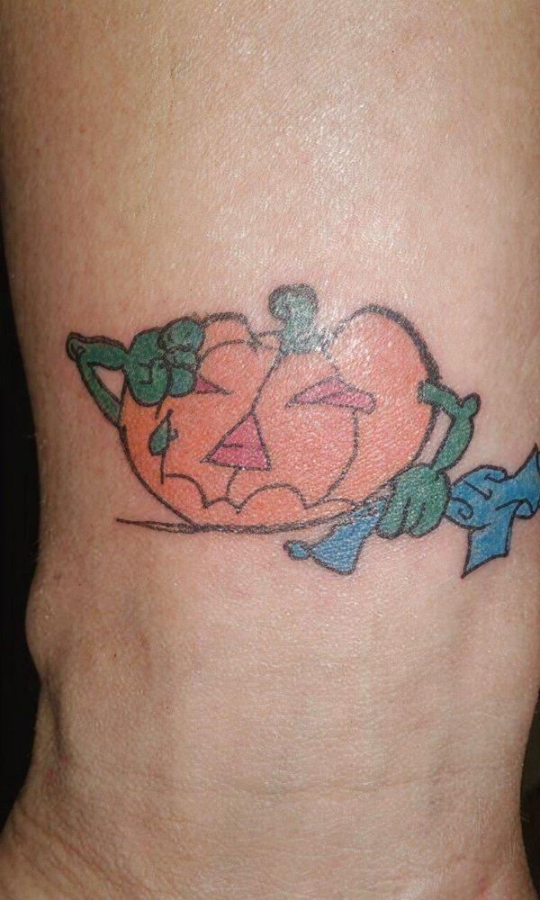 Daniel Ledesma - Pumpkin Tattoo from "I Don’t Wanna Cry No More" drawing