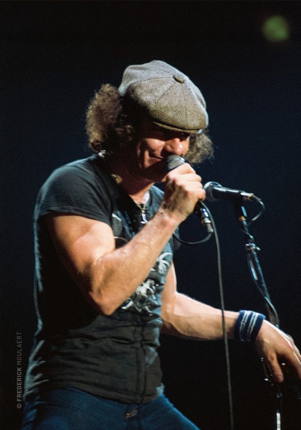 Brian Johnson - AC/DC - For Those About To Rock Tour - Brussels - Dec. 1982