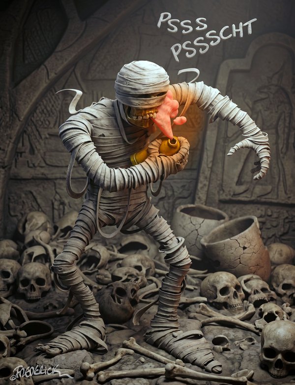 The smelly mummy (3D test 1)
