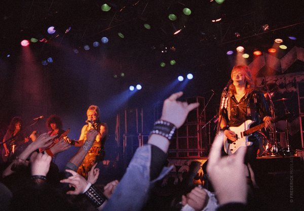 ACCEPT in Belgium - Metal Heart Tour 1985