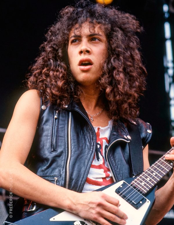 Kirk Hammet playing the Heavy Sound Festival in June 1984