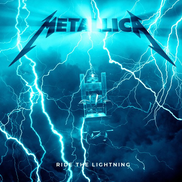 Ride The Lightning - Metallica  - 1984 - Alternative album cover (made in 2021 before AI)