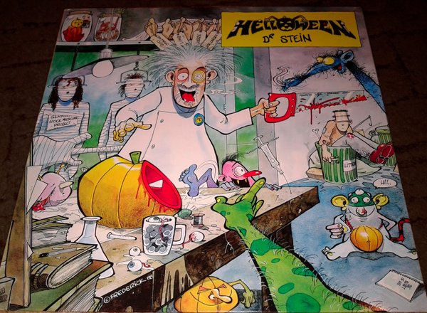 Helloween's "Dr Stein" artwork cover