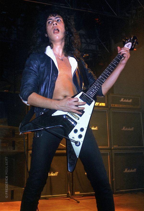 Kirk Hammet opening for Venom (7 Dates Of Hell 1984)