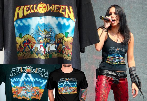 Helloween "Live in the UK" - Tee Shirts merchandising