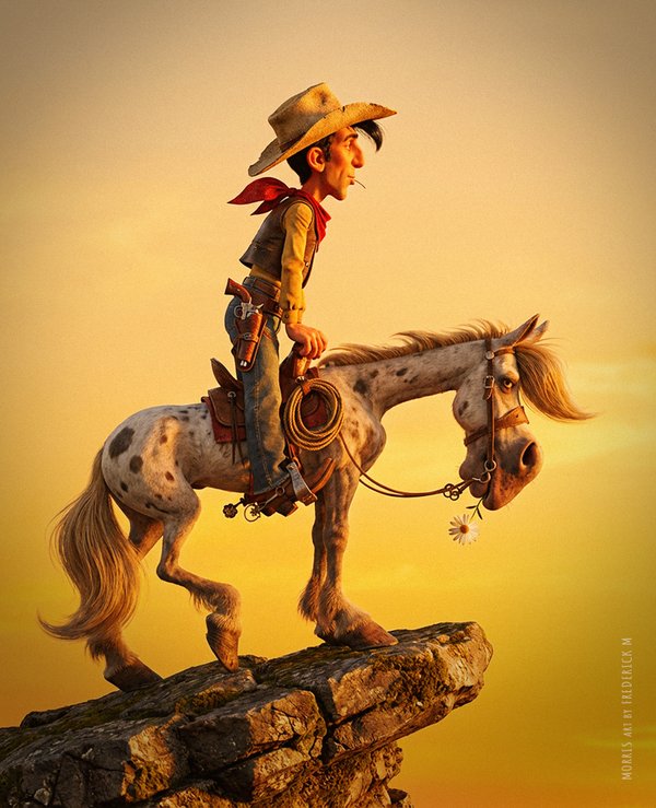 Lucky Luke & Jolly Jumper (2)