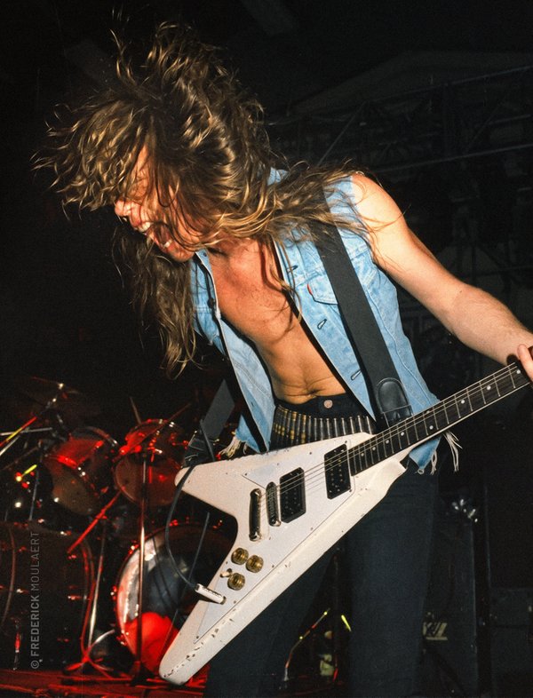 James Hetfield opening for Venom (7 Dates Of Hell 1984)