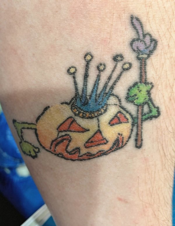 David Shields - Pumpkin Tattoo from "Number One" drawing