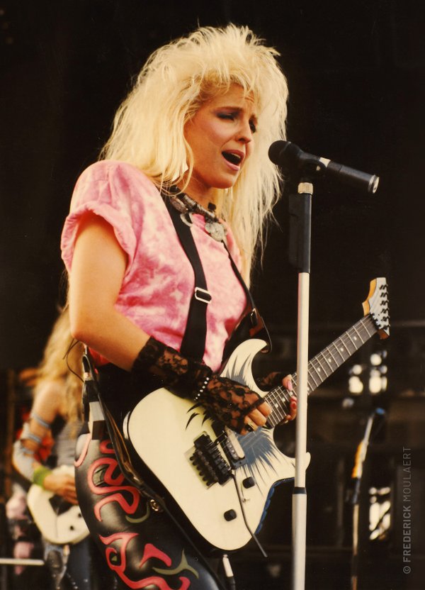 Vixen (USA) Janet Gardner in 1987