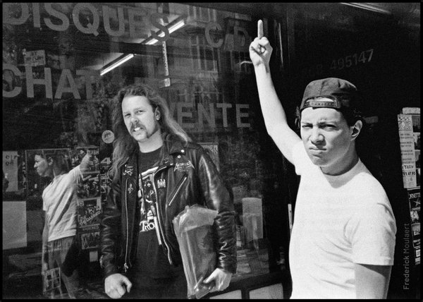 James and Kirk shopping with me in Brussels (Aug. 1991)