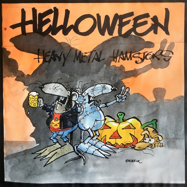 Helloween Heavy Metal Hamsters - Unreleased Artwork (1992)
