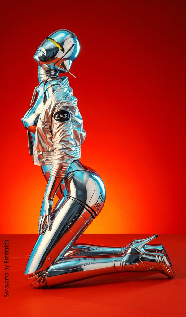 Chrome Gynoids - hommage to Sorayama