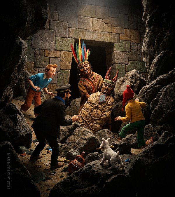 Tintin - The Temple of the Sun (1)