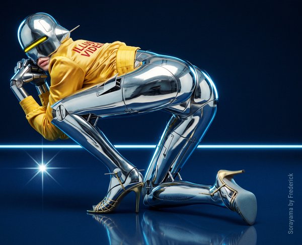 Based on She Robot - Hommage to Sorayama