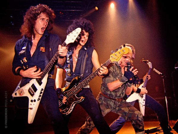 Jörg Fischer, Peter Baltes, Udo Dirkschneider & Wolf Hoffmann - ACCEPT - Russian Roulette Tour 1986