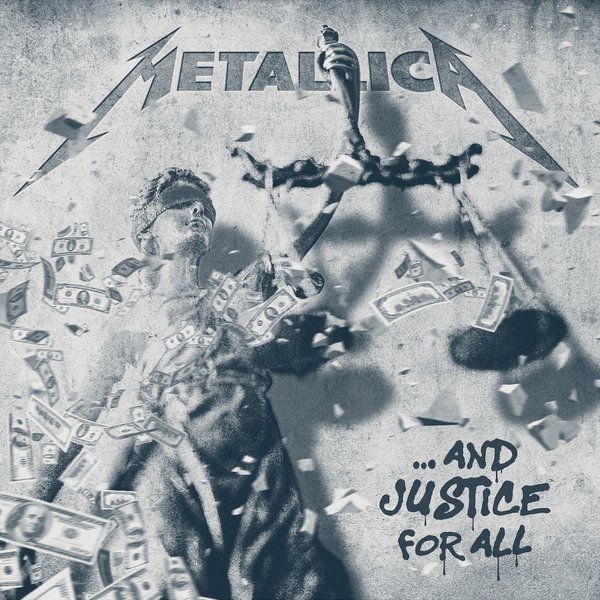And Justice For All... (2) - Metallica - 1988 - Alternative album cover (made in 2021 before AI)