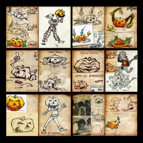 Helloween Comics Pumpkins by Frederick
