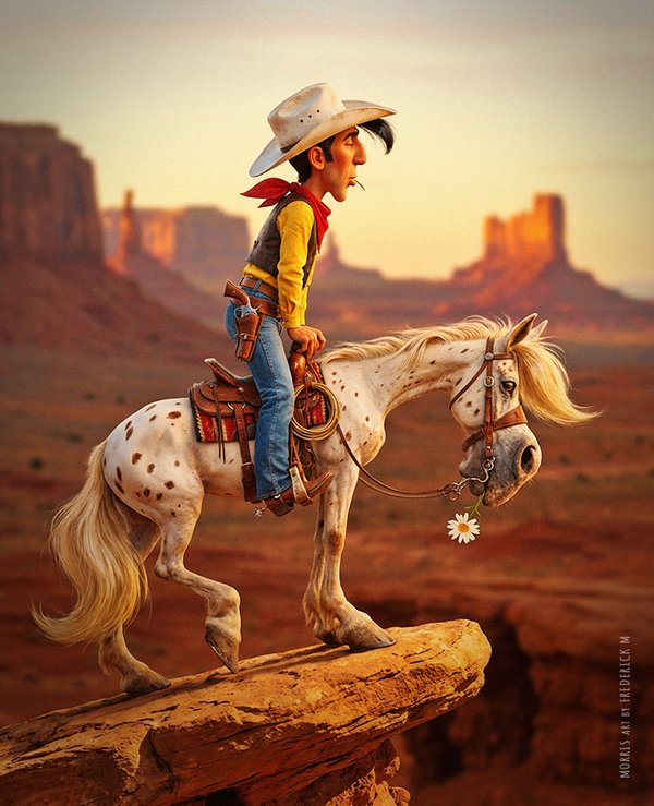 Lucky Luke & Jolly Jumper (1)