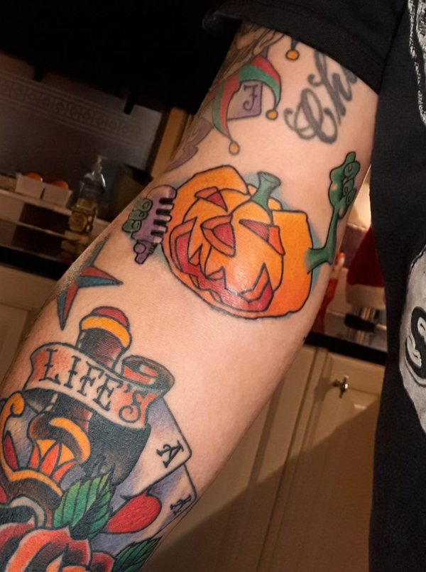 Douwe Cruiming - Pumpkin Tattoo from "Karaoke" drawing