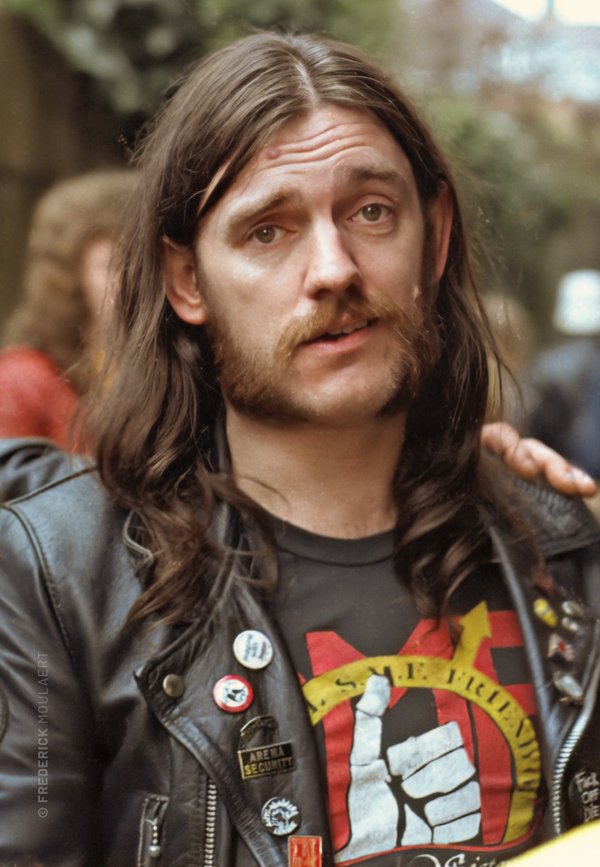 Lemmy backstage at Heavy Sound Festival, May 1983