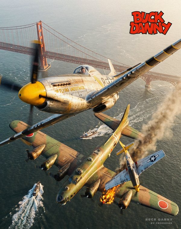 1943 - Buck Danny's War Adventures over SF