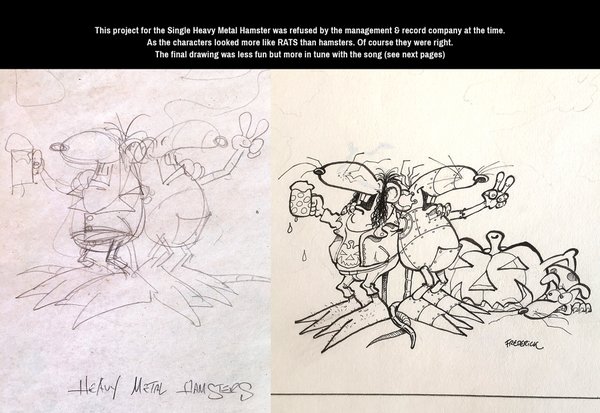 Helloween Heavy Metal Hamsters - Unreleased Artwork (1992)