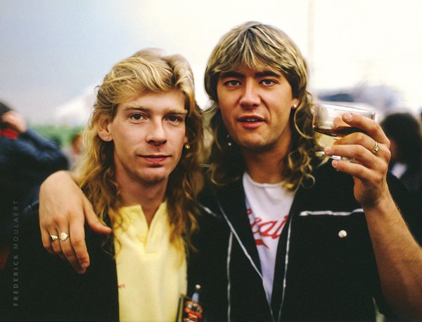 Steve Clarke & Joe Elliott (Def Leppard) - Germany 1986