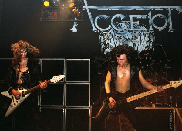 Peter Baltes & Herman Frank - ACCEPT - Restless and Wild Tour 1983