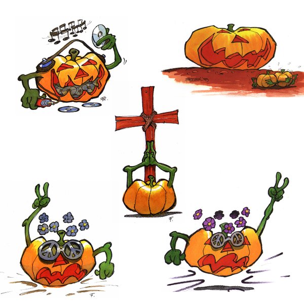 Pumpkins made for the Chameleon Album