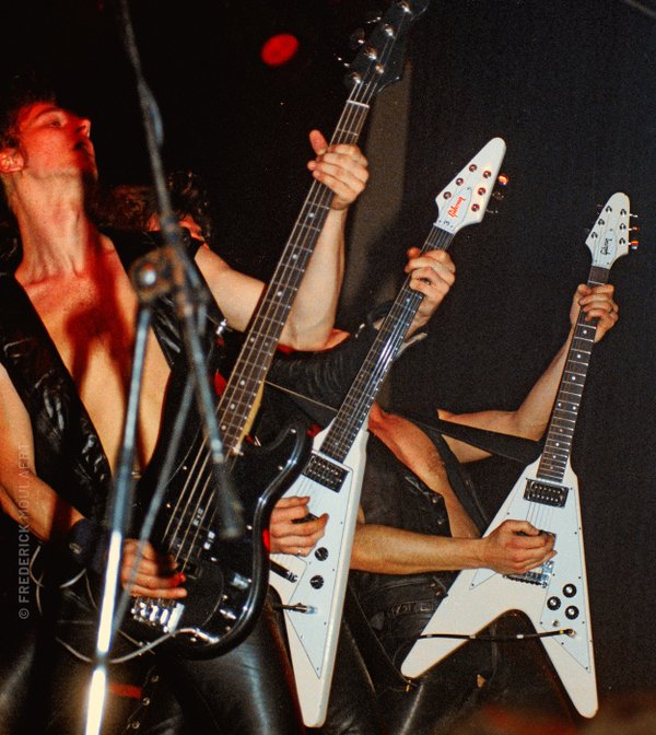 Peter Baltes, Herman Frank, Wolf Hoffmann - Accept - Restless and Wild Tour 1983