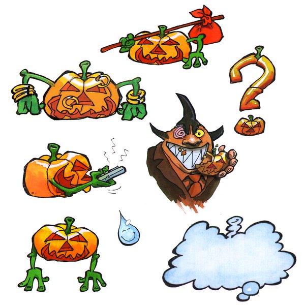 Pumpkins made for the Chameleon Album