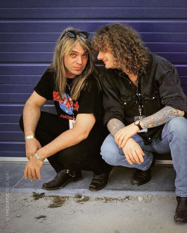 Andi Deris & Markus Grosskopf - The Time Of the Oath Tour in 1996 - Belgium