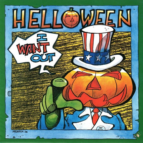 Helloween I Want Out - Single Artwork (1988)