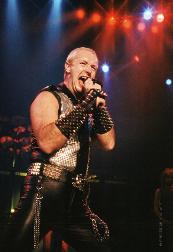 Rob Halford - Judas Priest - Brussels 1984