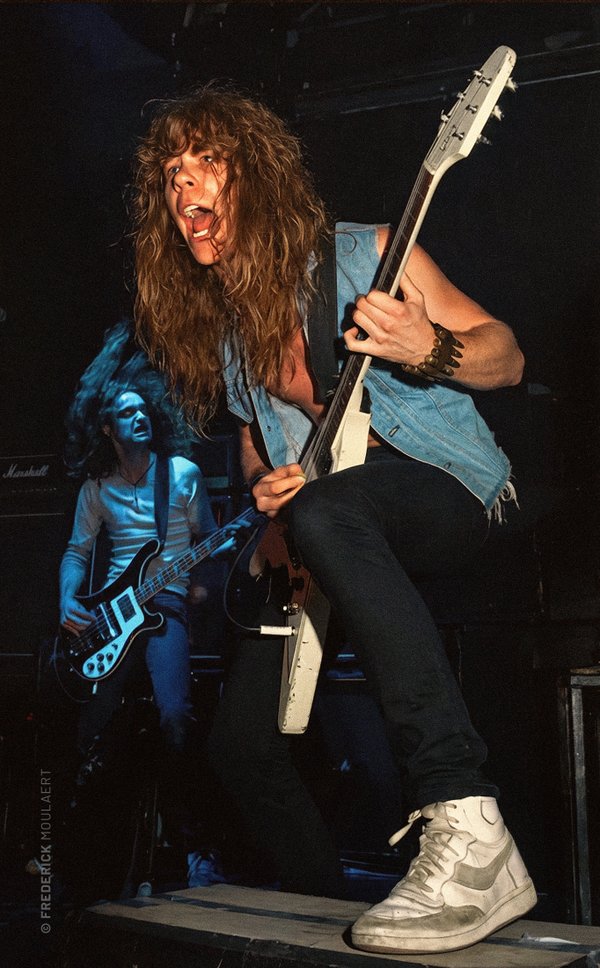 James Hetfield opening for Venom (7 Dates Of Hell 1984)