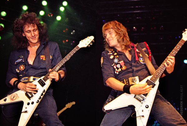 Jörg Fischer & Wolf Hoffmann - ACCEPT - Russian Roulette Tour 1986