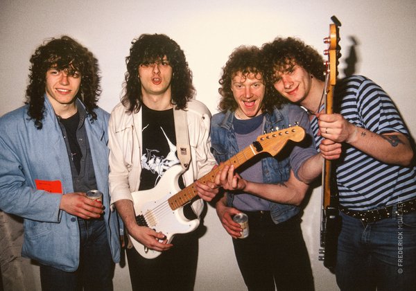 My first ever photo-session with Helloween (Walls Of Jericho Tour - March 1986)