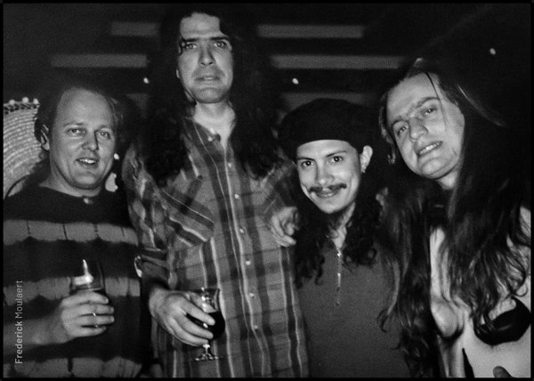 Metal Mike, John Marshall, Kirk and me (Wherever We May Roam End of Tour Party)